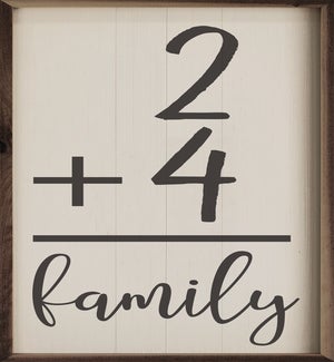 Personalized Equals Family White